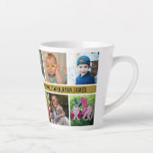 Custom 10 Fotocollage We Love You Tante Latte Mok (Rechts)