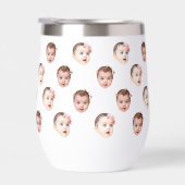 Custom 11 oz Funny Baby Kids Family Face 2 Photos (Rechts)