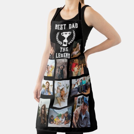 Custom 11 Photo Collage Black Schort (Insitu)