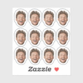 Custom 12 Face Sticker – Funny Personalized Photo (Vel)