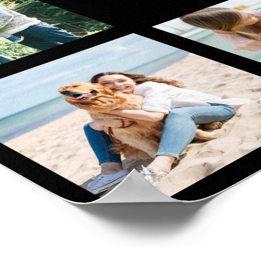 Custom 14 Photo Collage Poem Poster (Hoek)