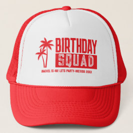 Custom 15e 20e 30e 4e 50e 60 Verjaardag Squad Trucker Pet