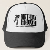 Custom 15e 20e 30e 4e 50e 60 Verjaardag Squad Trucker Pet (Voorkant)
