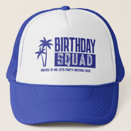 Custom 15e 20e 30e 4e 50e 60 Verjaardag Squad Trucker Pet