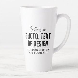 Custom 17 oz Latte Mug | Personalized Coffee Cup Latte Mok