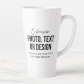 Custom 17 oz Latte Mug | Personalized Coffee Cup Mok (Rechts)