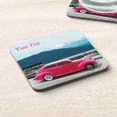 Custom 1940 Famous American Make Sedan Bier Onderzetter (Linkerzijde)