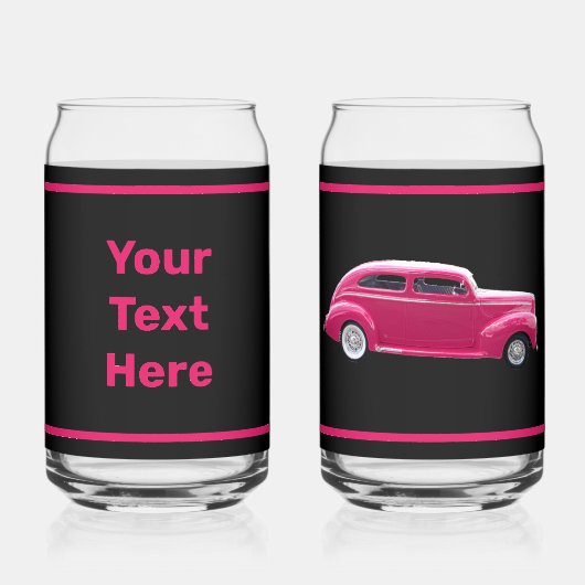 Custom 1940 Famous American Make Sedan Blikvorm Glas (Achterkant)