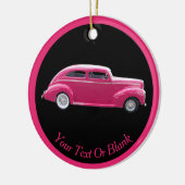 Custom 1940 Famous American Make Sedan Keramisch Ornament (Links)