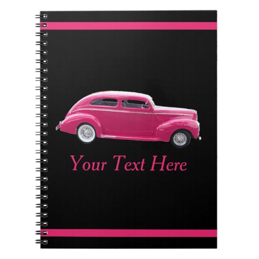 Custom 1940 Famous American Make Sedan Notitieboek (Voorkant)