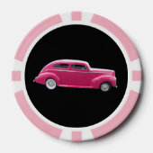 Custom 1940 Famous American Make Sedan Poker Chips (Voorkant)
