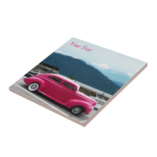 Custom 1940 Famous American Make Sedan Tegeltje (Zijkant)