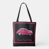 Custom 1940 Famous American Make Sedan Tote Bag (Achterkant)