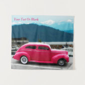 Custom 1940 Famous American Make Sedan Wandkleed (Voorkant (horizontaal))