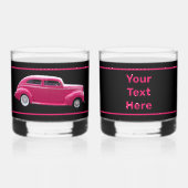 Custom 1940 Famous American Make Sedan Whisky Glas (Voorkant)