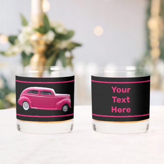 Custom 1940 Famous American Make Sedan Whisky Glas (Insitu (Huwelijk))