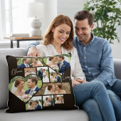 Custom 1st Wedding Anniversary Photo Collage Kussen