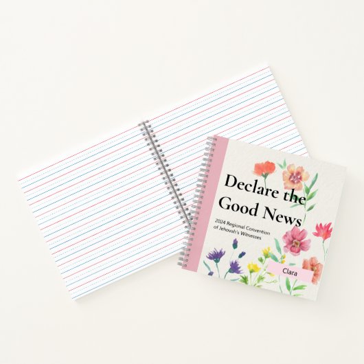 Custom 2024 JW Conventie Het goede nieuws verklare Notitieboek (Binnen)