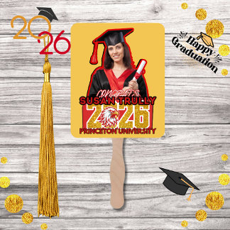 Custom 2025 Afstudeerder Fan voor High School & Co Handwaaier