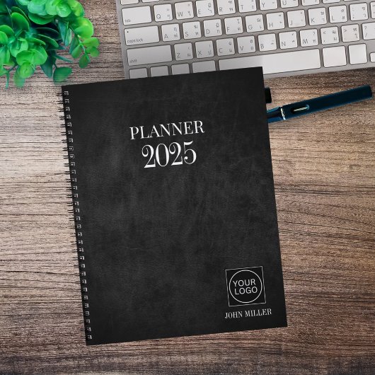 Custom 2025 Bedrijf Logo Simple Kantoor Planner