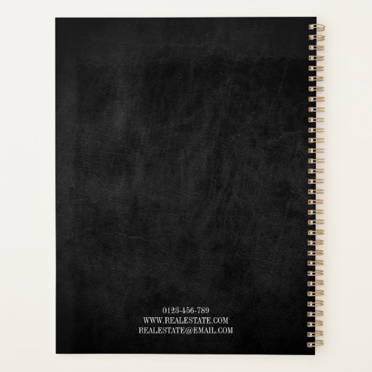 Custom 2025 Bedrijf Logo Simple Kantoor Planner (Achterkant)