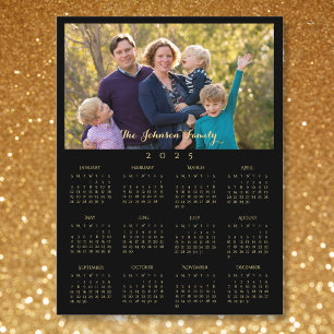 Custom 2025 Fotokalender Kerstmis Nieuwjaar Feestdagenkaart