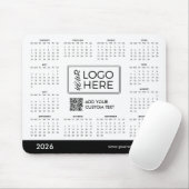 Custom 2026 Calendar Business Logo Muismat (Met muis)