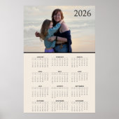 Custom 2026 Calendar  Poster (Voorkant)