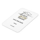 Custom 2026 Graduation Save the Date Magnet Magneet (Linkerzijde)