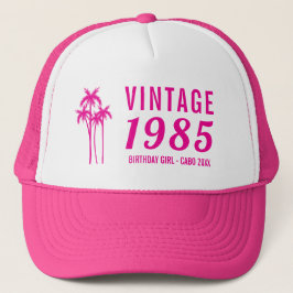  Custom 20th 40th 50th 60th Birthday Squad Trucker Pet