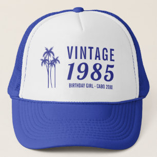 Custom 20th 40th 50th 60th Birthday Squad Trucker Pet