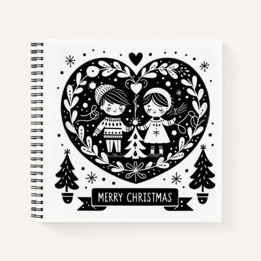 Custom 21,6 x 21,6 cm notitieboek (Voorkant)