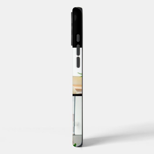 Custom 2 Family Photo & Monogrammed Case-Mate iPhone Case (Achterkant / Links)