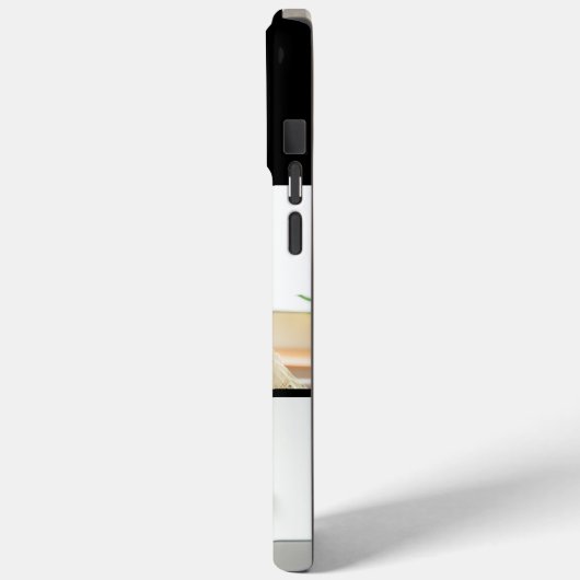 Custom 2 Family Photo & Monogrammed  Case-Mate iPhone Case (Achterkant / Links)