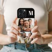 Custom 2 Family Photo & Monogrammed  Case-Mate iPhone Case