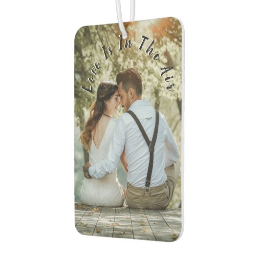 Custom 2 foto paar auto luchtverfrisser (Links)