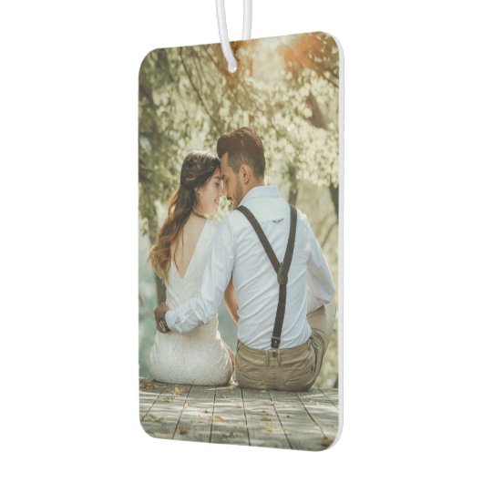 Custom 2 foto paar auto luchtverfrisser (Links)