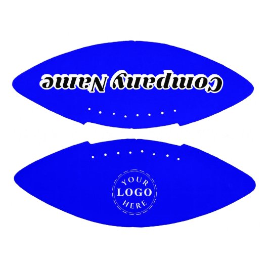 Custom 2 Panel Football with Text and Logo Design (Panelen)