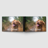 Custom 2 Photo With Your Pet Dog 2 Name Picture On Gastenboek (Volledig)