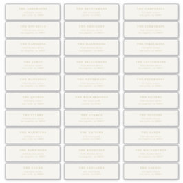 Custom 30 x Individual Editable Address Stickers