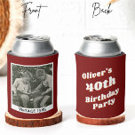 Custom 30th 40th 50th 60th Birthday Crew Blikjeskoeler<br><div class="desc">Custom 30th 40th 50th 60th Birthday Crew Koelbox</div>