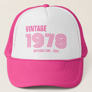 Custom 30th 40th 50th 60th Birthday Squad Trucker Pet