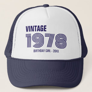  Custom 30th 40th 50th 60th Birthday Squad Trucker Pet