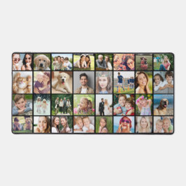 Custom 32 fotocollage zwart bureaumat