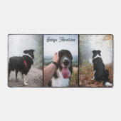 Custom 3 Photo Collage Bureaumat (Voorkant)