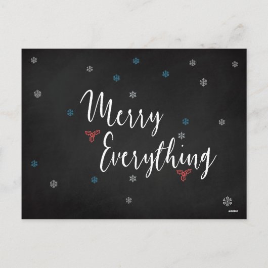 Custom 3 Photo Collage Making Spirits Bright Feestdagenkaart (Achterkant)