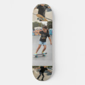 Custom 3-Photo Collage | Personalized Kids Action  Persoonlijk Skateboard (Voorkant)