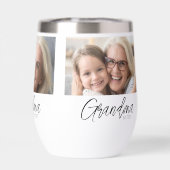 Custom 3 Photo Grandma Established Year (Achterkant)