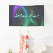 Custom 3 'x 5' Welkom Home Vinyl Banner - Persoon (Insitu)