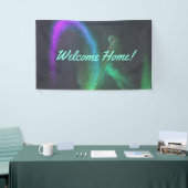 Custom 3 'x 5' Welkom Home Vinyl Banner - Persoon (Beurs)